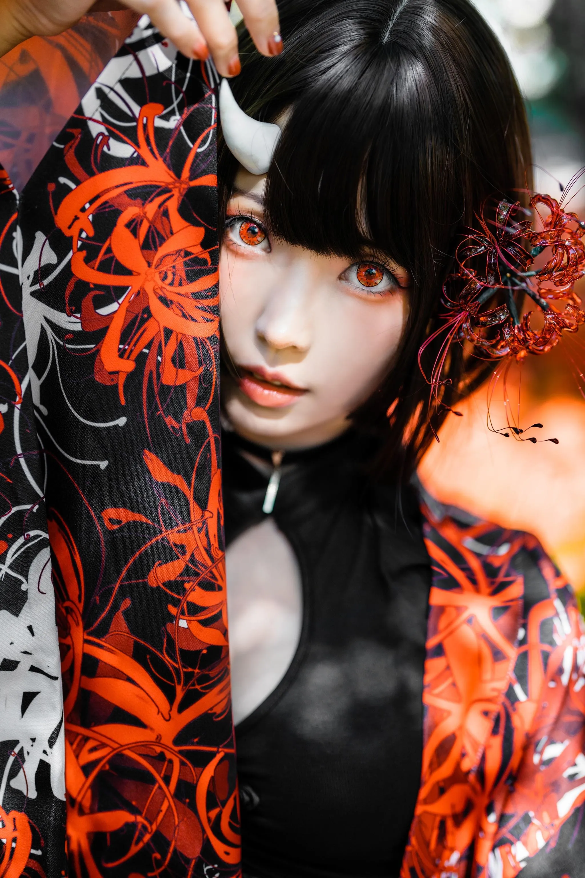 ElyEE子 – NO.129 23年10月订阅-C-Red Higanbana 殷紅彼岸 [36P]插图3